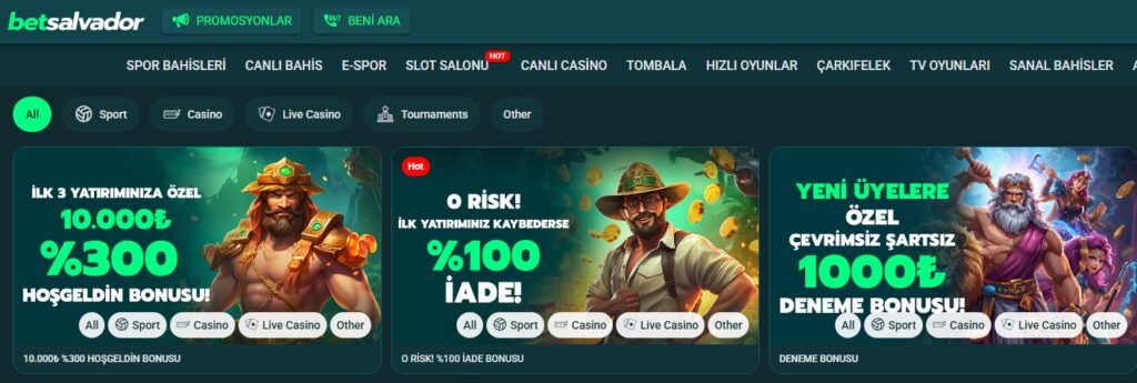 betsalvador bonusları