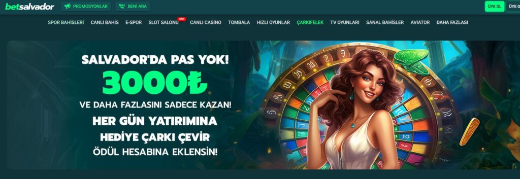 betsalvador çarkıfelek